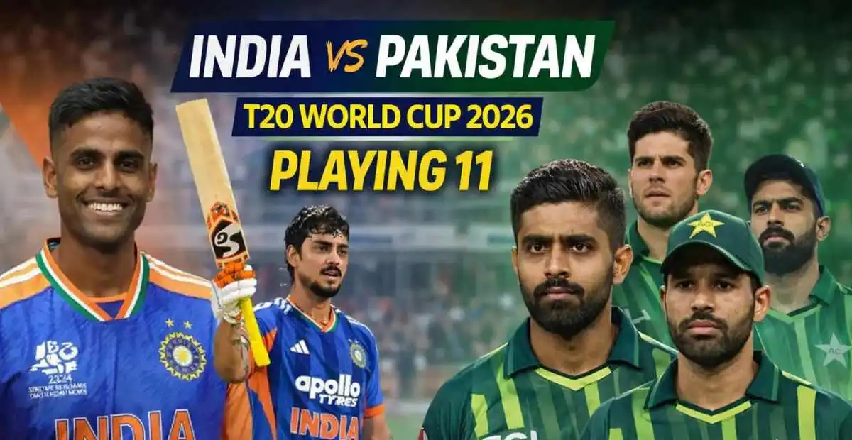 India vs Pakistan T20 World Cup 2026 playing 11